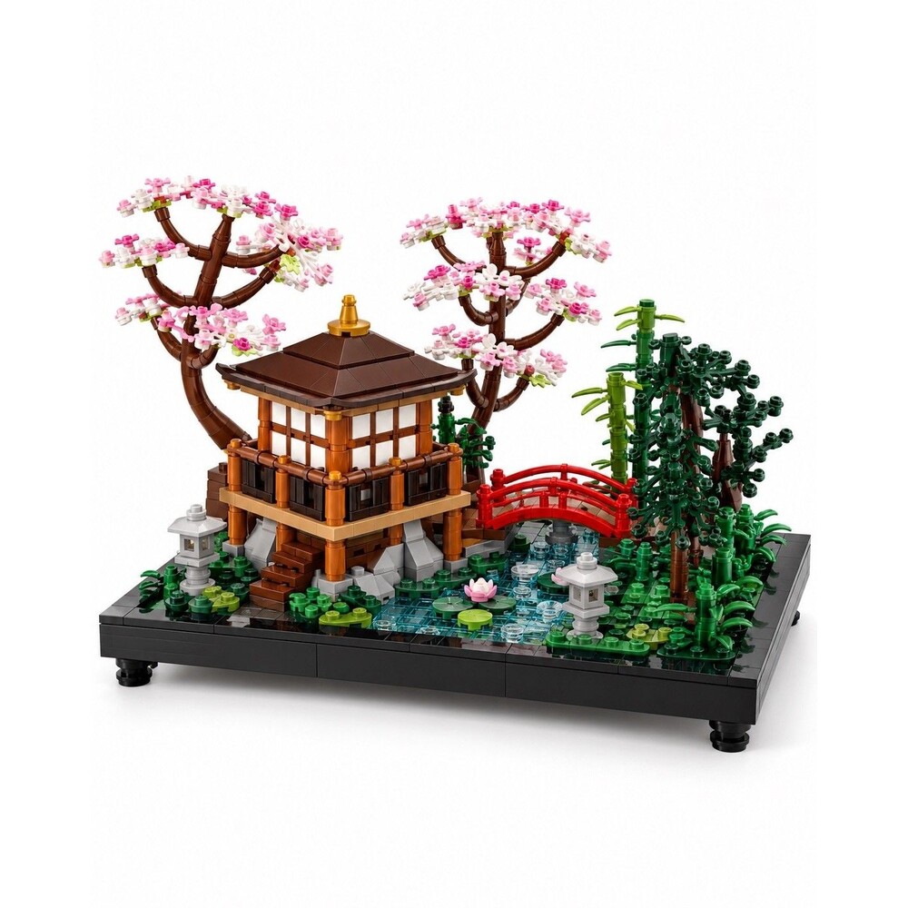 LEGO Icons Tranquil Garden 10315 Complete Assembled w/ Instructions No Box